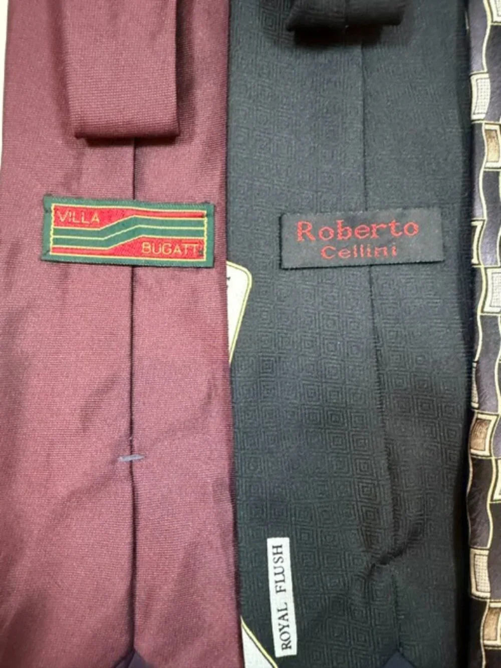Bundle Of 9 Multi Pattern Ties for Men brands include DKNY and Geoffrey Beene